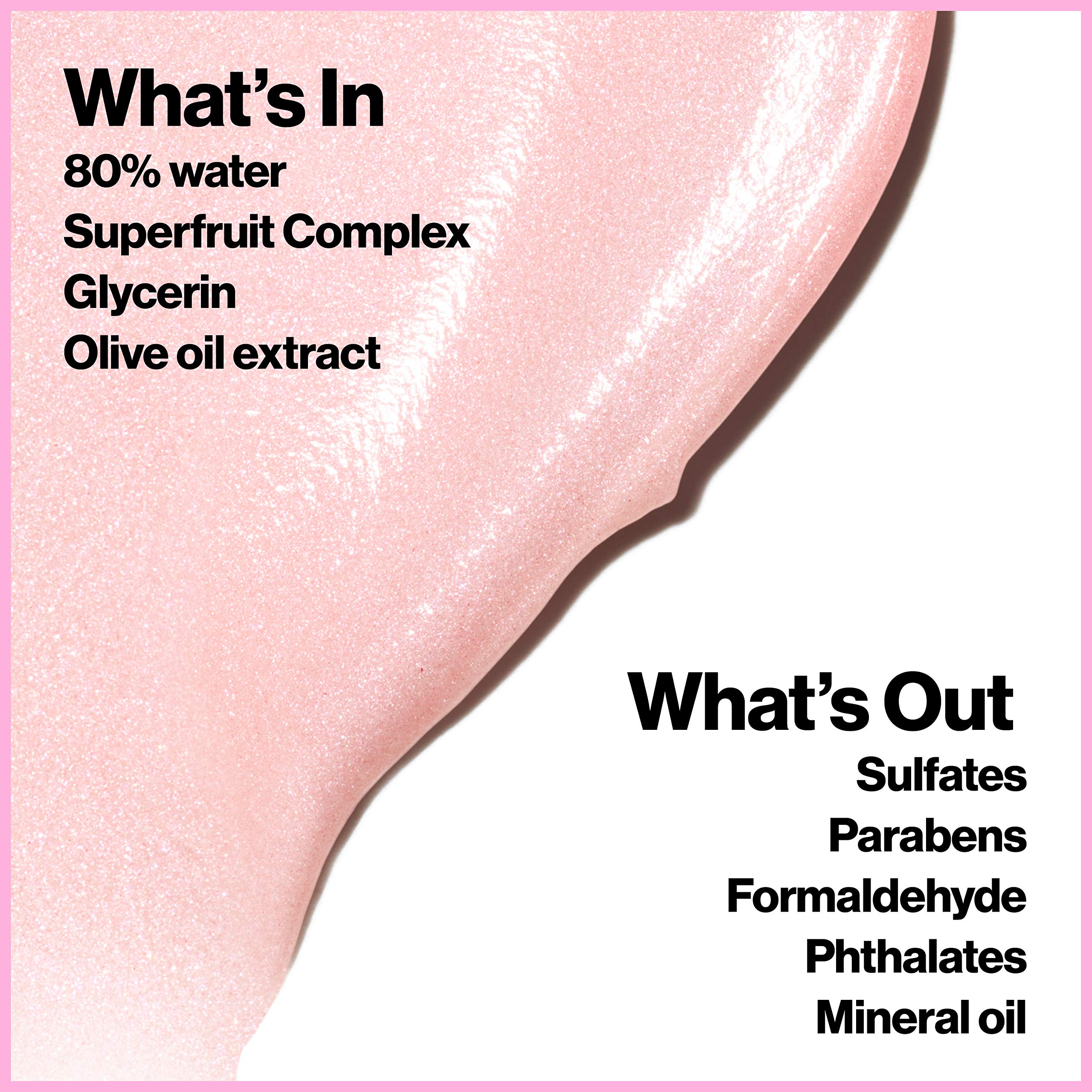 Revlon light-reflecting pearls on Rose Glow create a soft skin-blurring glow.