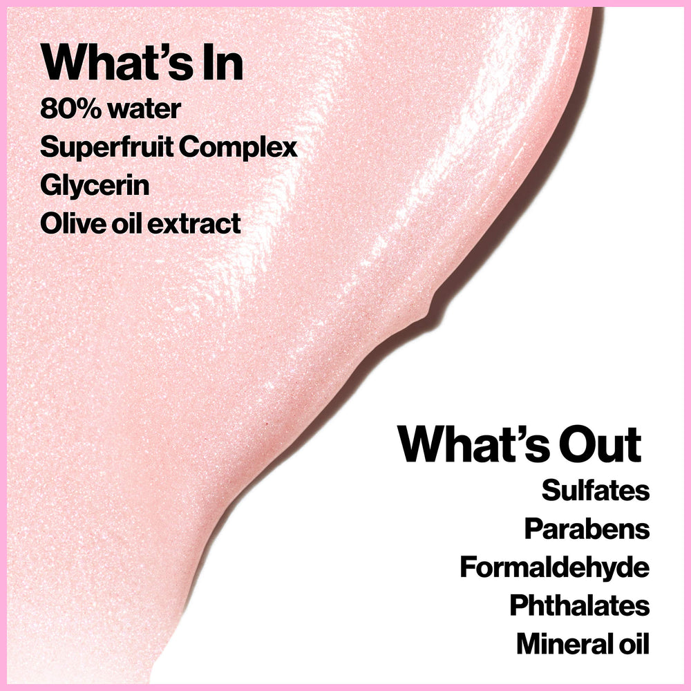 Revlon light-reflecting pearls on Rose Glow create a soft skin-blurring glow.
