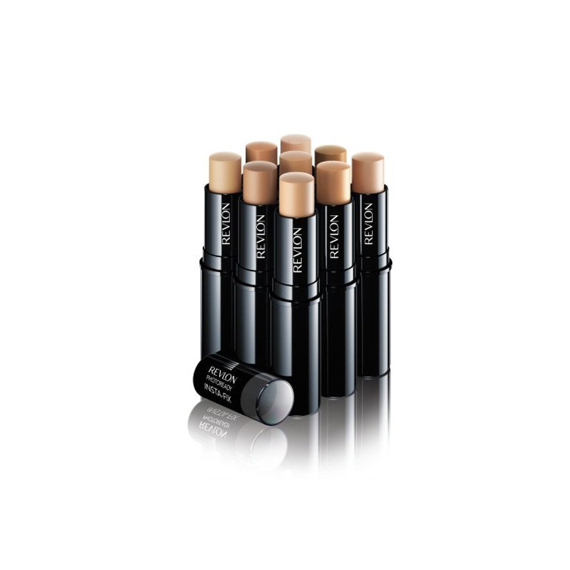 Revlon PhotoReady Insta-Fix Natural Beige close-up shows precise coverage potential
