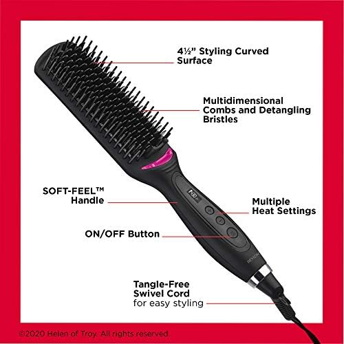 Revlon brush travel-compact design for on-the-go styling