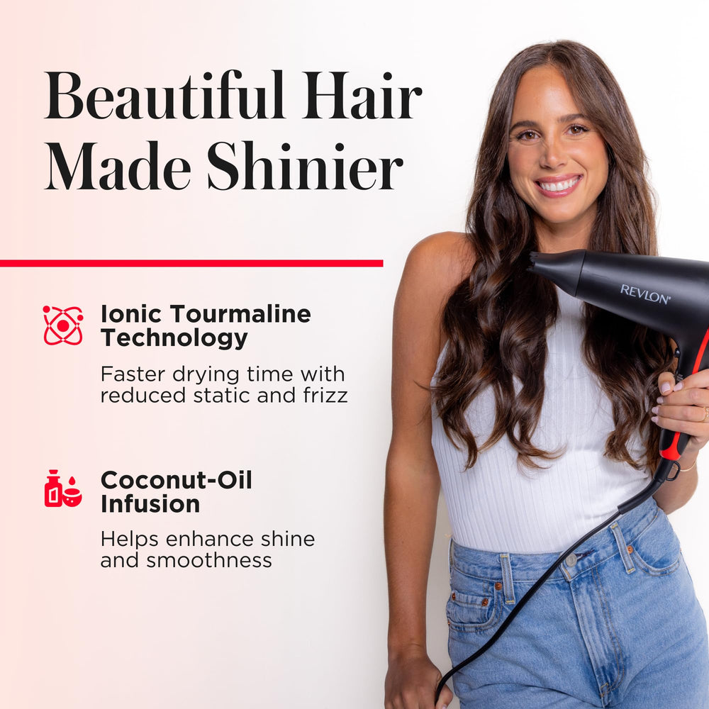 REVLON SmoothStay triple-coated ceramic coconut oil barrel close-up emphasizes nourishment