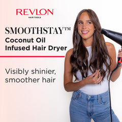 REVLON SmoothStay dryer with concentrator for sleek, salon-quality blowouts