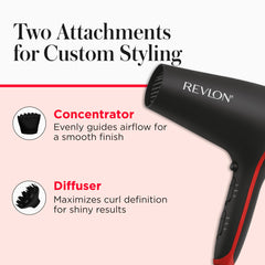 REVLON SmoothStay ionic tourmaline technology illustration highlights reduced static