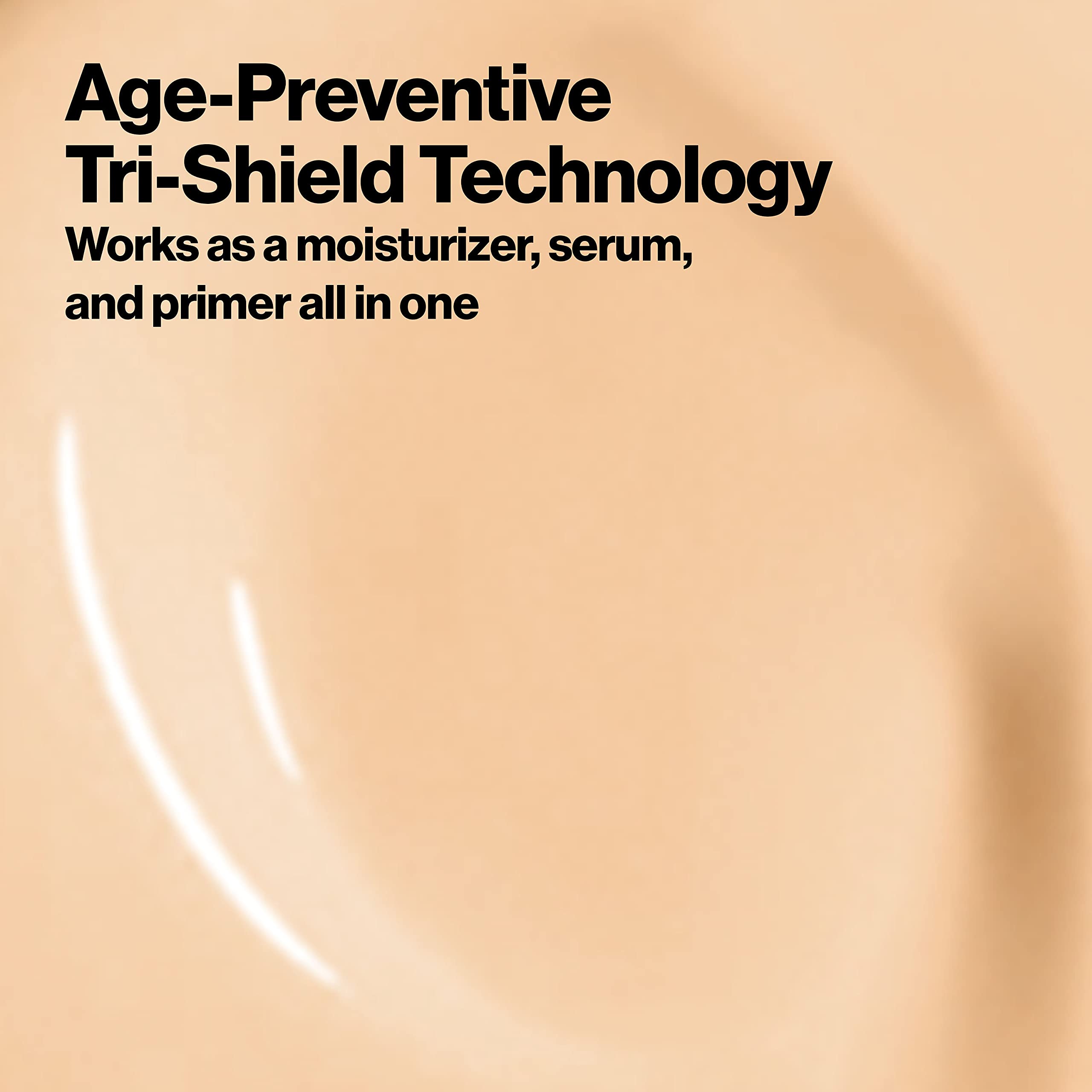 REVLON SPF 20 formula provides sun protection while maintaining breathable wear.