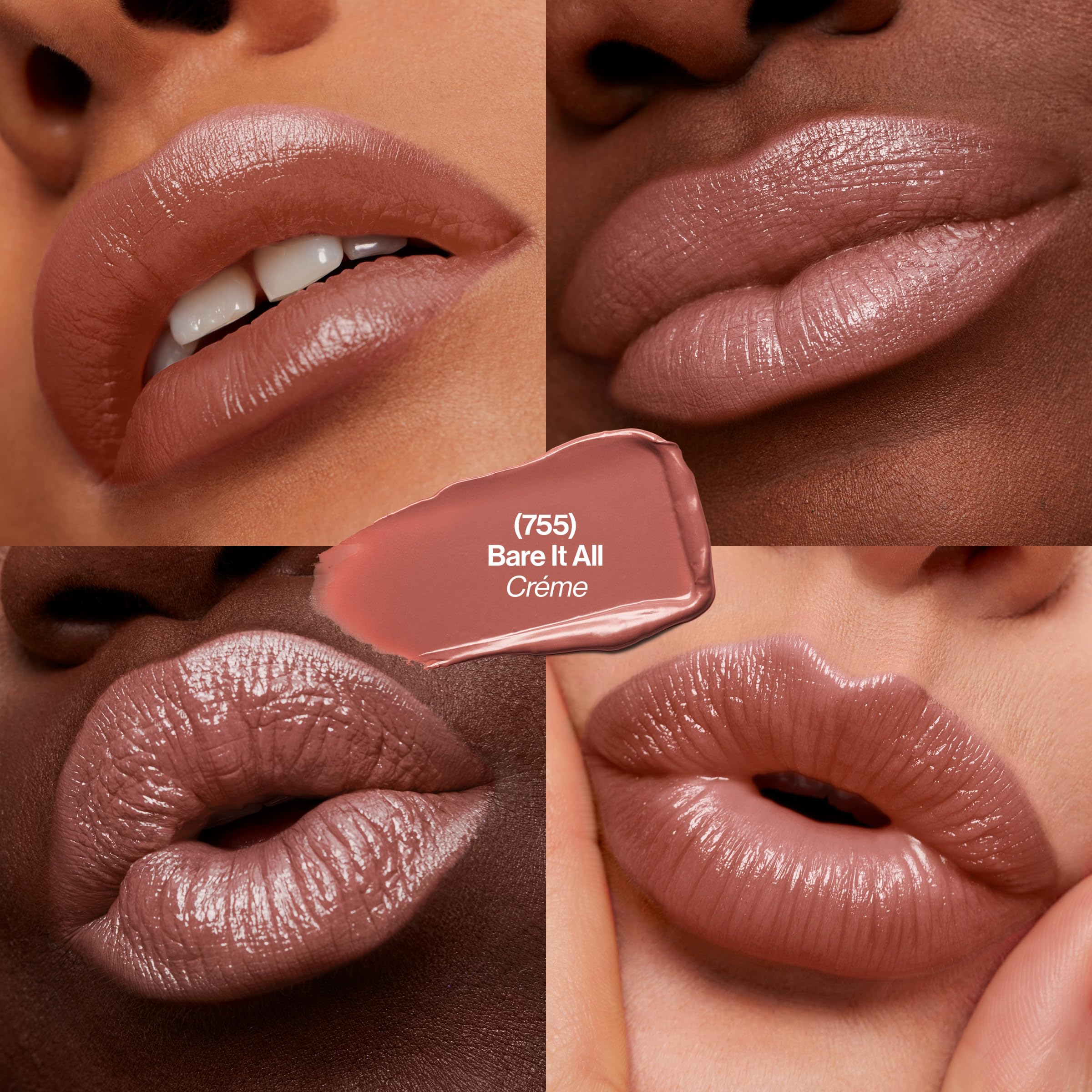 REVLON Uncut Ruby swatch reveals bold red with lightweight feel