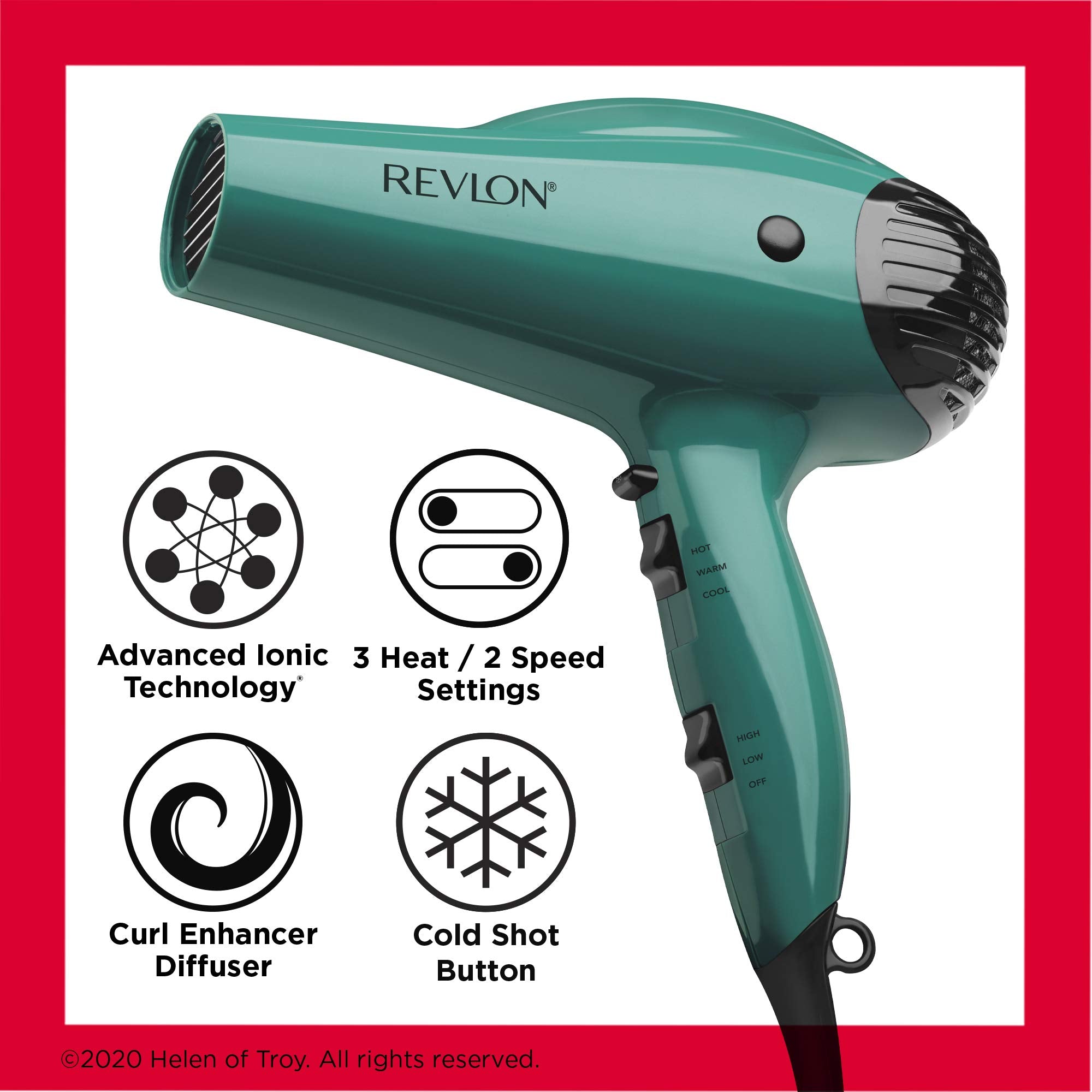 REVLON Volume Booster smoothing concentrator supports precise, sleek styling.