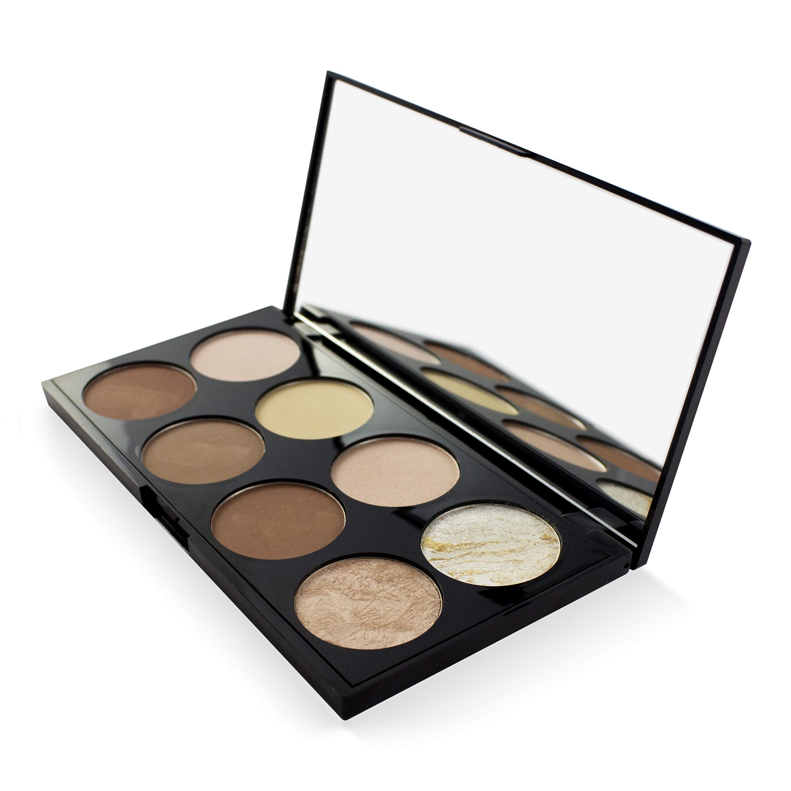 Revolution Beauty London Ultra Contour Palette swatches highlighting pigmented shades for easy blending