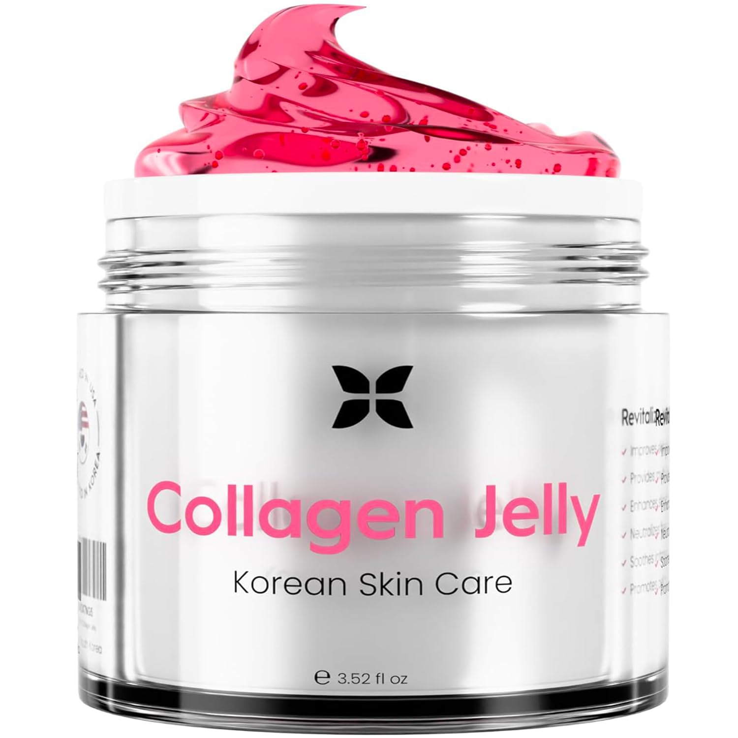 REVOMADIC REVO Collagen Jelly being applied for intense hydration and plump skin.