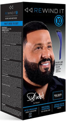 REWIND IT 10 real black beard color kit box for lasting facial hair shade.