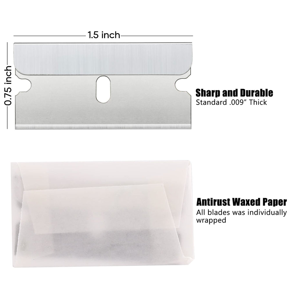 REXBETI anti-rust waxed paper wrap keeps blades clean and corrosion-free.