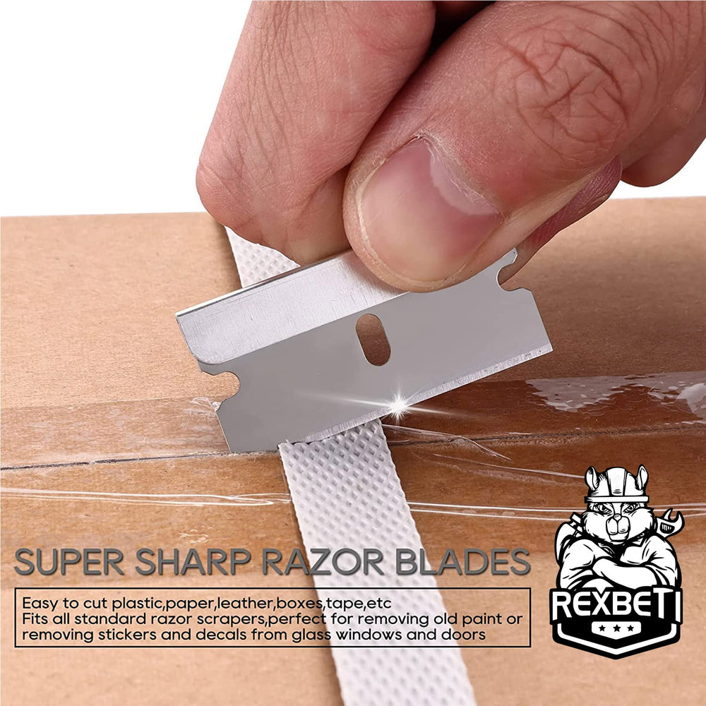 REXBETI antirust waxed-paper wrapping protects blades during storage and handling