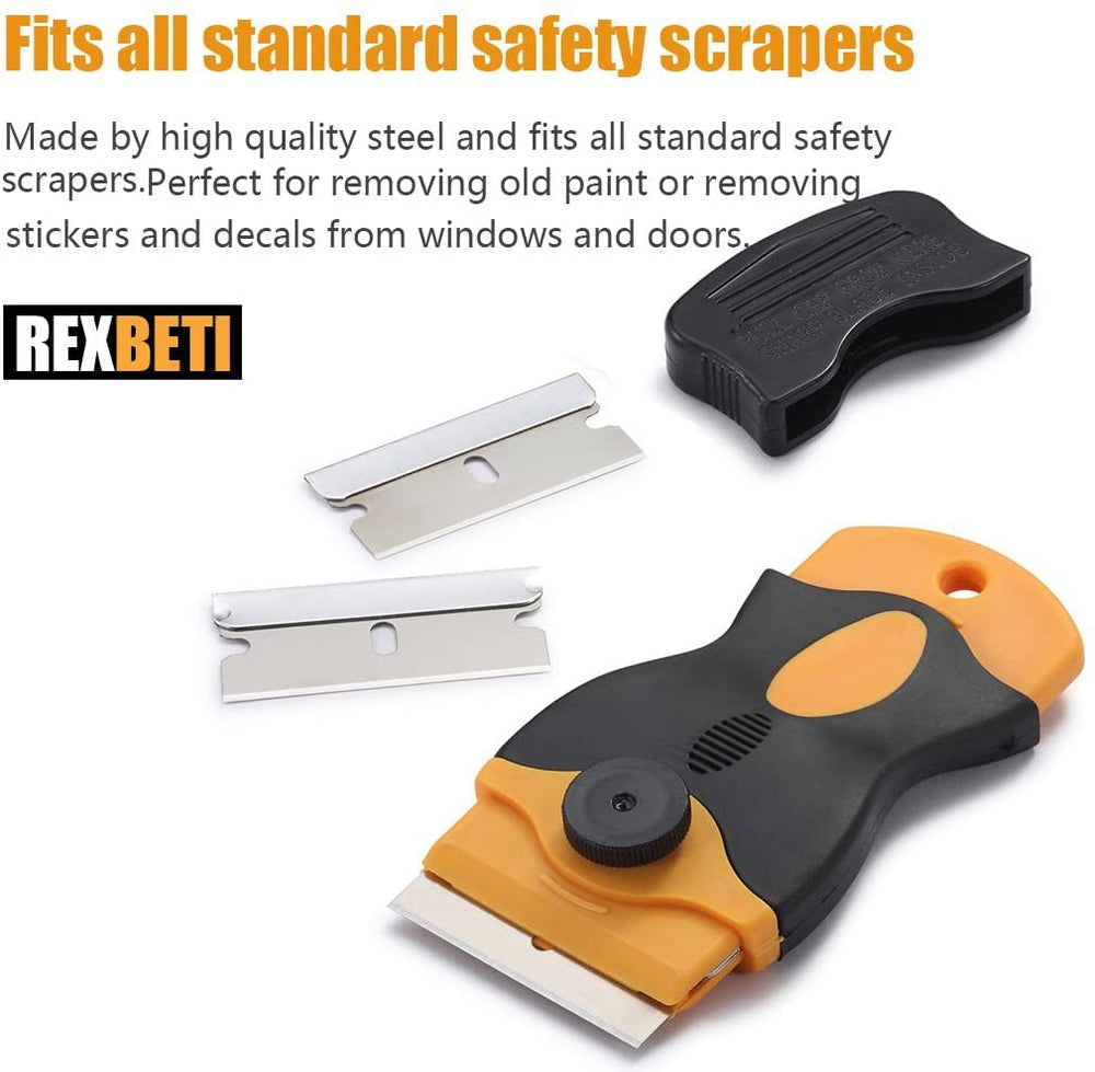 REXBETI blades protected by wax wrap during transport and storage.