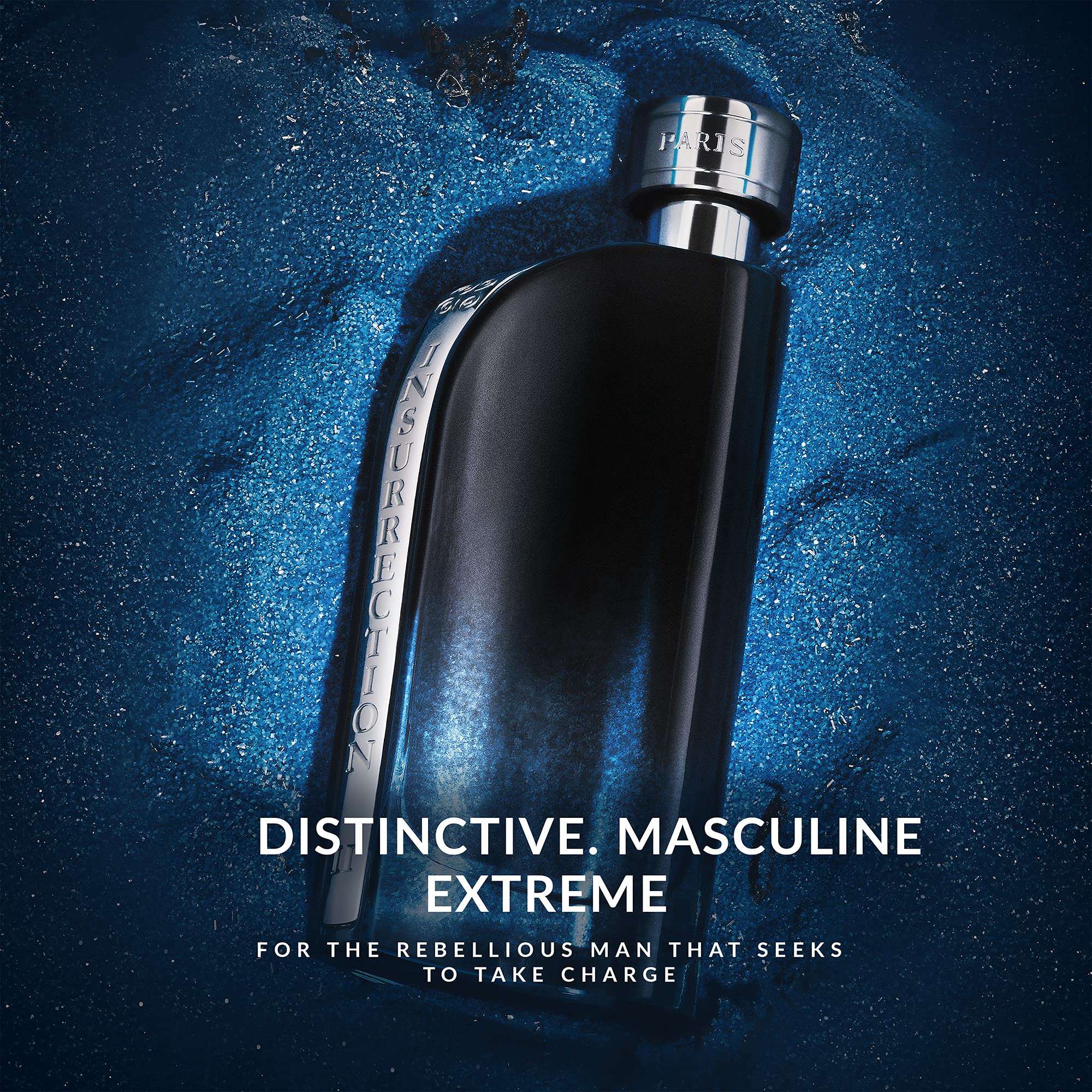 Reyane Tradition Insurrection Extreme spray demonstrates quick, even fragrance application.