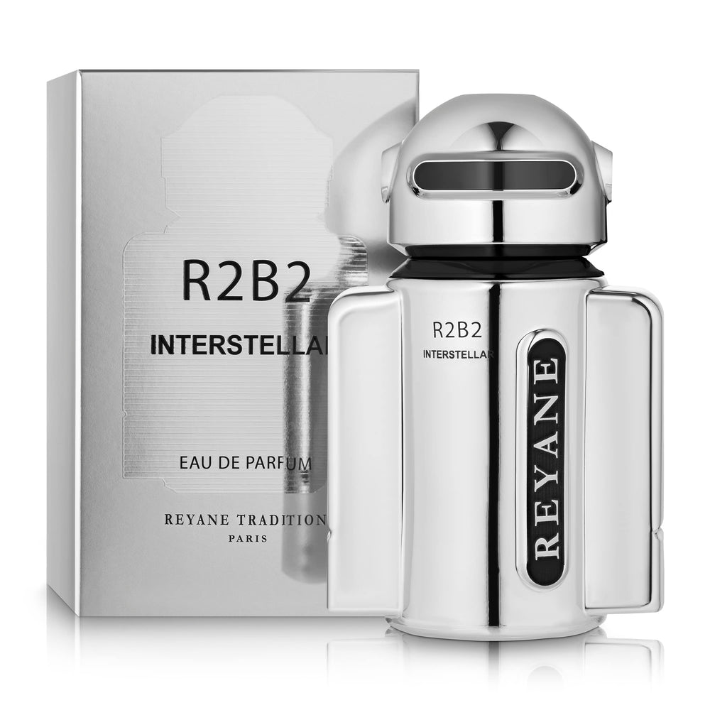 Interstellar laser spray graphic by Reyane Tradition emphasizing even diffusion technology