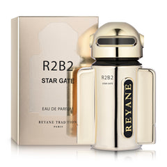 Reyane Tradition R2B2 Stargate laser spray technology demonstrates even perfume dispersion