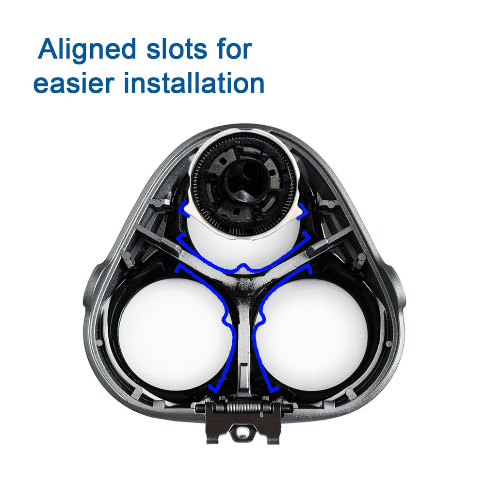 RF RollingFit HQ8 easy-installation step image with guide for quick swaps