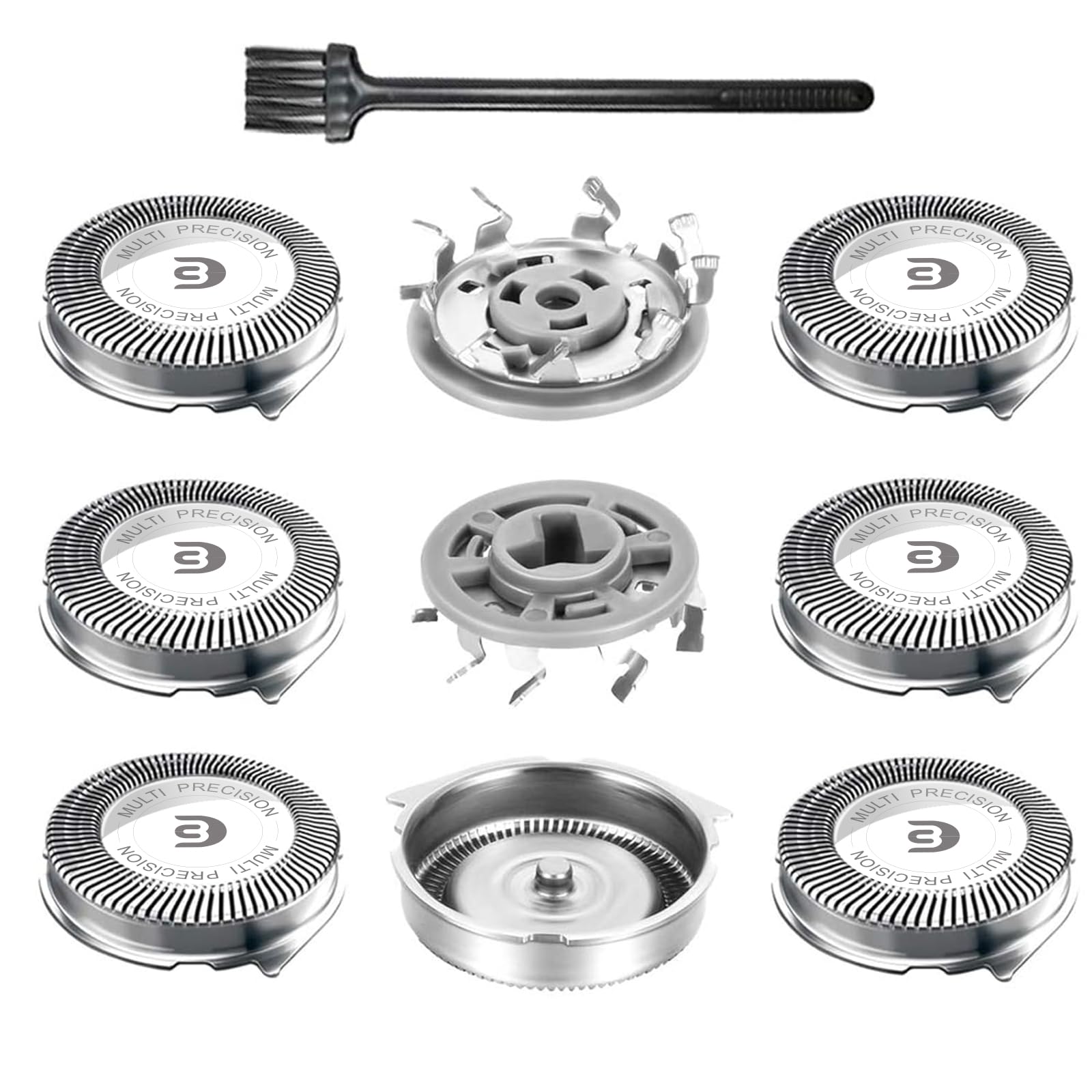 RF RollingFit SH30 head close-up shows durable blades for a smoother shave.