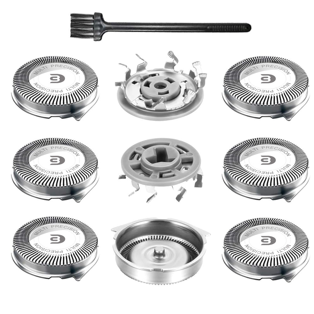 RF RollingFit SH30 head close-up shows durable blades for a smoother shave.