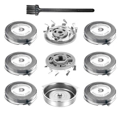 RF RollingFit SH30 head close-up shows durable blades for a smoother shave.