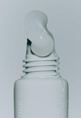 Rhode lip care closeup shows glossy, pillow-soft lips.