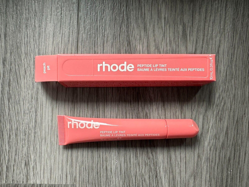 Rhode Peach Pit 8ml tube compact for on-the-go touch-ups.
