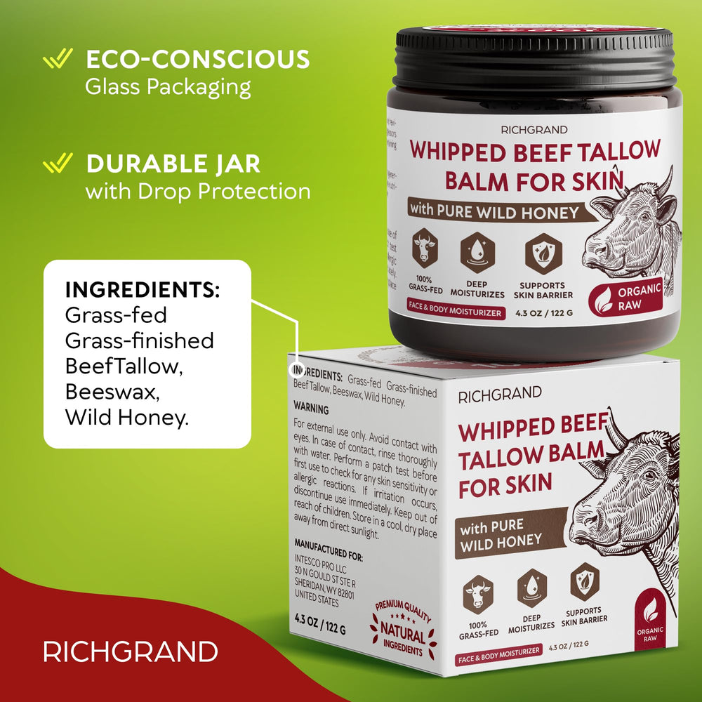 RICHGRAND packaging-jar-lightweight travel-friendly 4.3 oz jar for daily use.