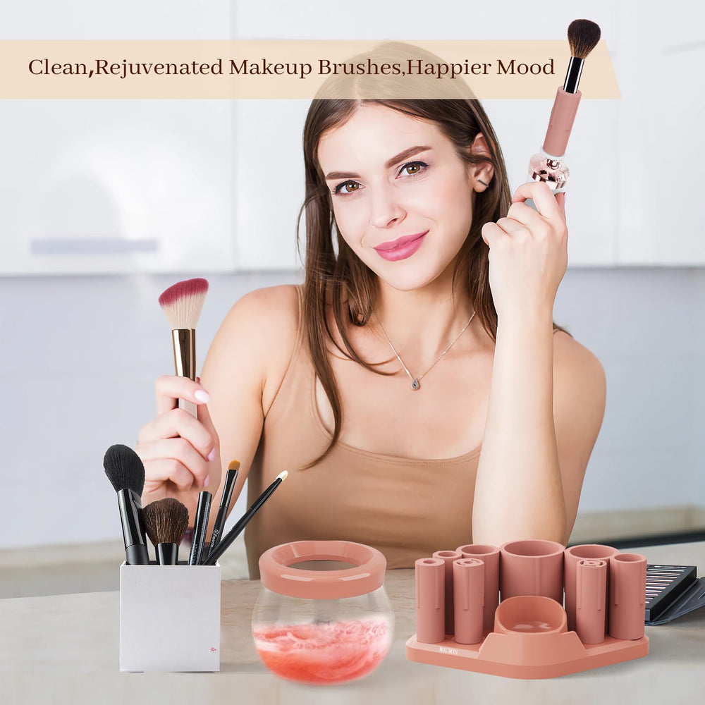 RICRIS splash-proof cup design prevents spills on the vanity.