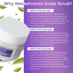 Rida anti fungal scrub on bathroom shelf for daily itchy scalp relief