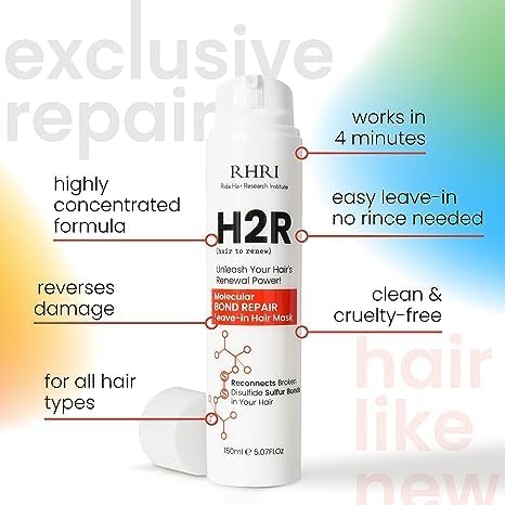 Rida Hair Research Institute bottle-and-packaging image highlights rapid repair and user-friendly design.