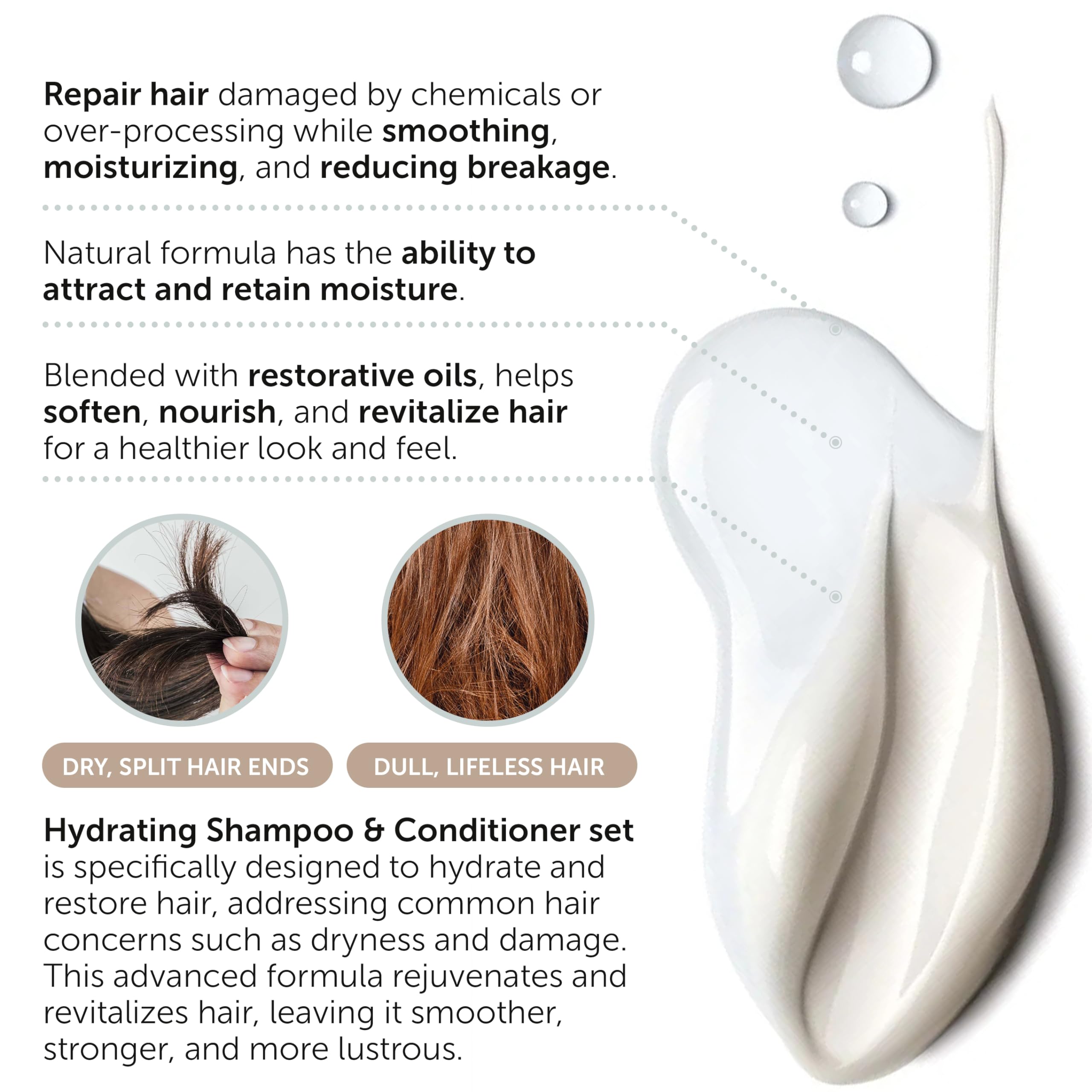 Rida Hair Research Institute close-up shows silky, hydrated strands with healthy-looking shine.