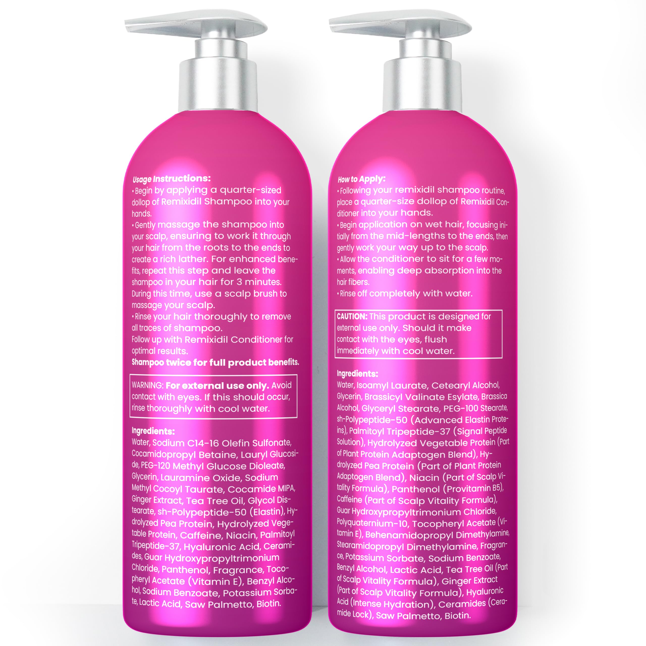Rida Hair Research Institute model with voluminous hair implying fullness and vitality.