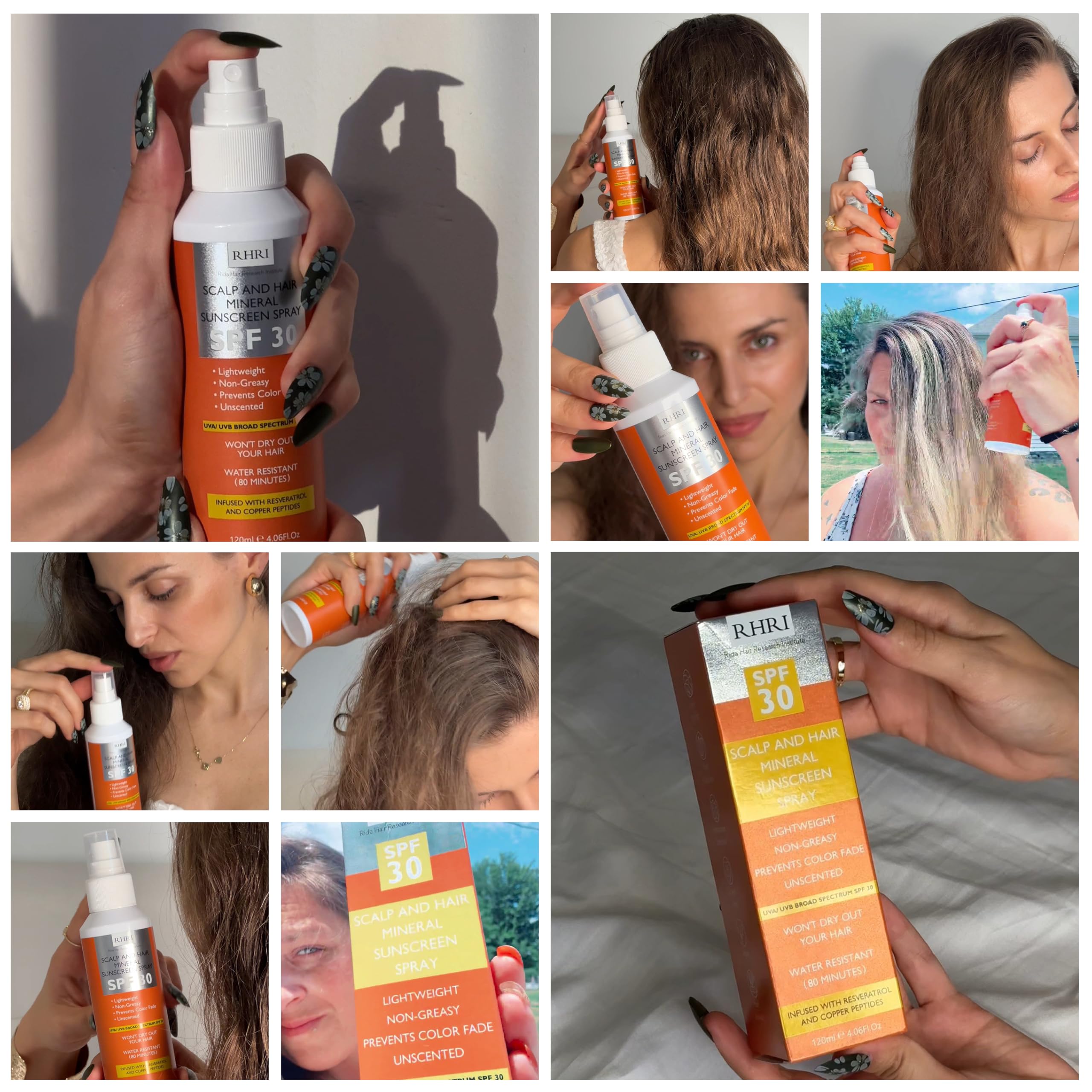 RidaHair-beach-ready-hair-sun-protection keeps color vibrant and hydrated.