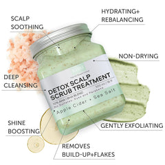 Rida Hair Research Institute gently massaged hands image suggests easy at-home exfoliation.