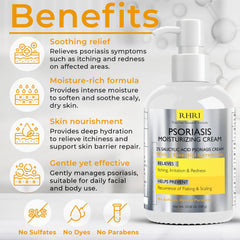 Rida Hair Research Institute psoriasis cream texture for gentle application