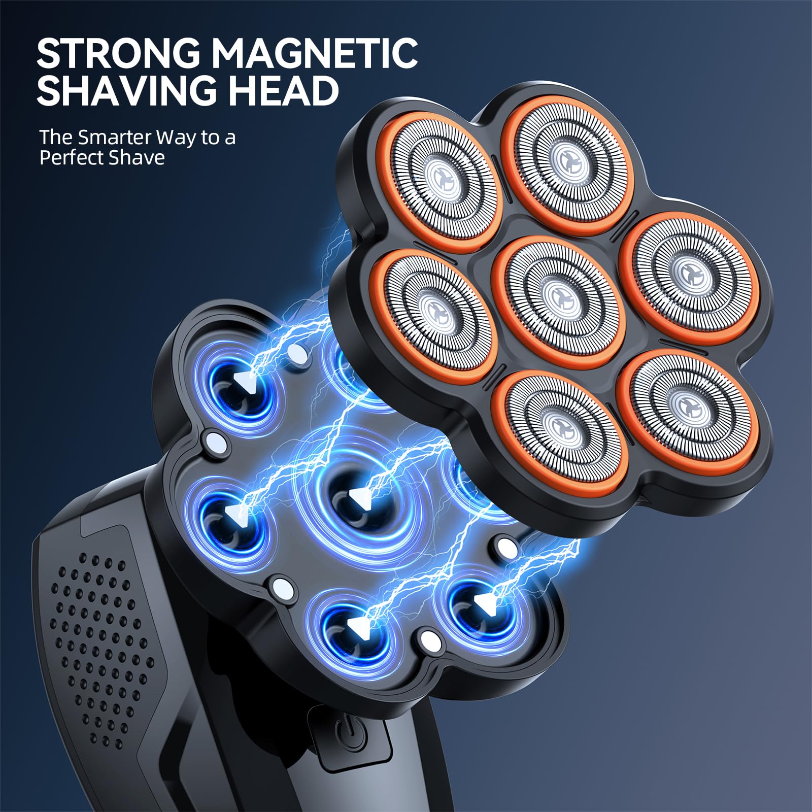 RieZanthic IPX8 waterproof shaver for wet or dry use with easy rinse