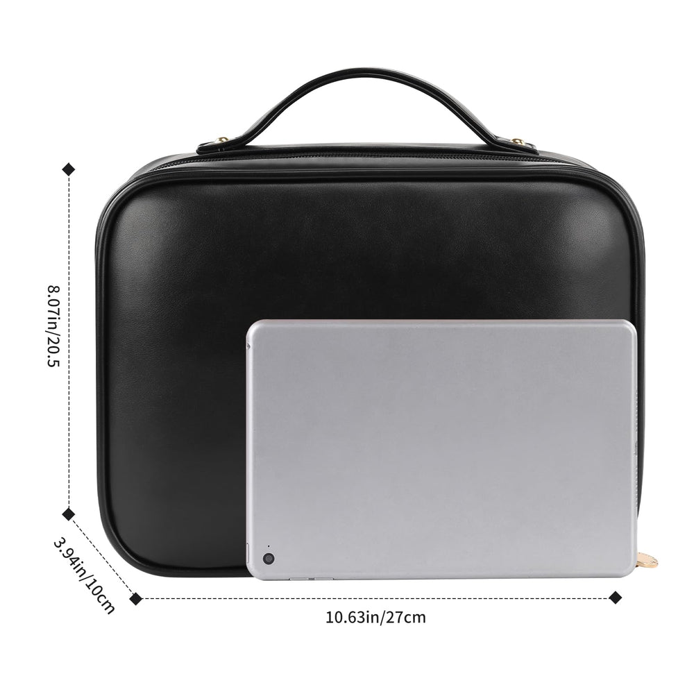 RIGHT AWAY Travel Toiletry Bag with removable dividers for flexible packing.