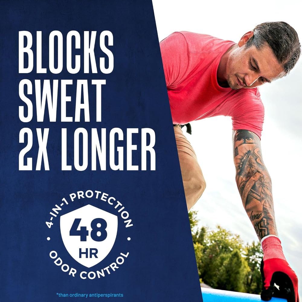 Right Guard brand logo reinforces a trusted sport protection option