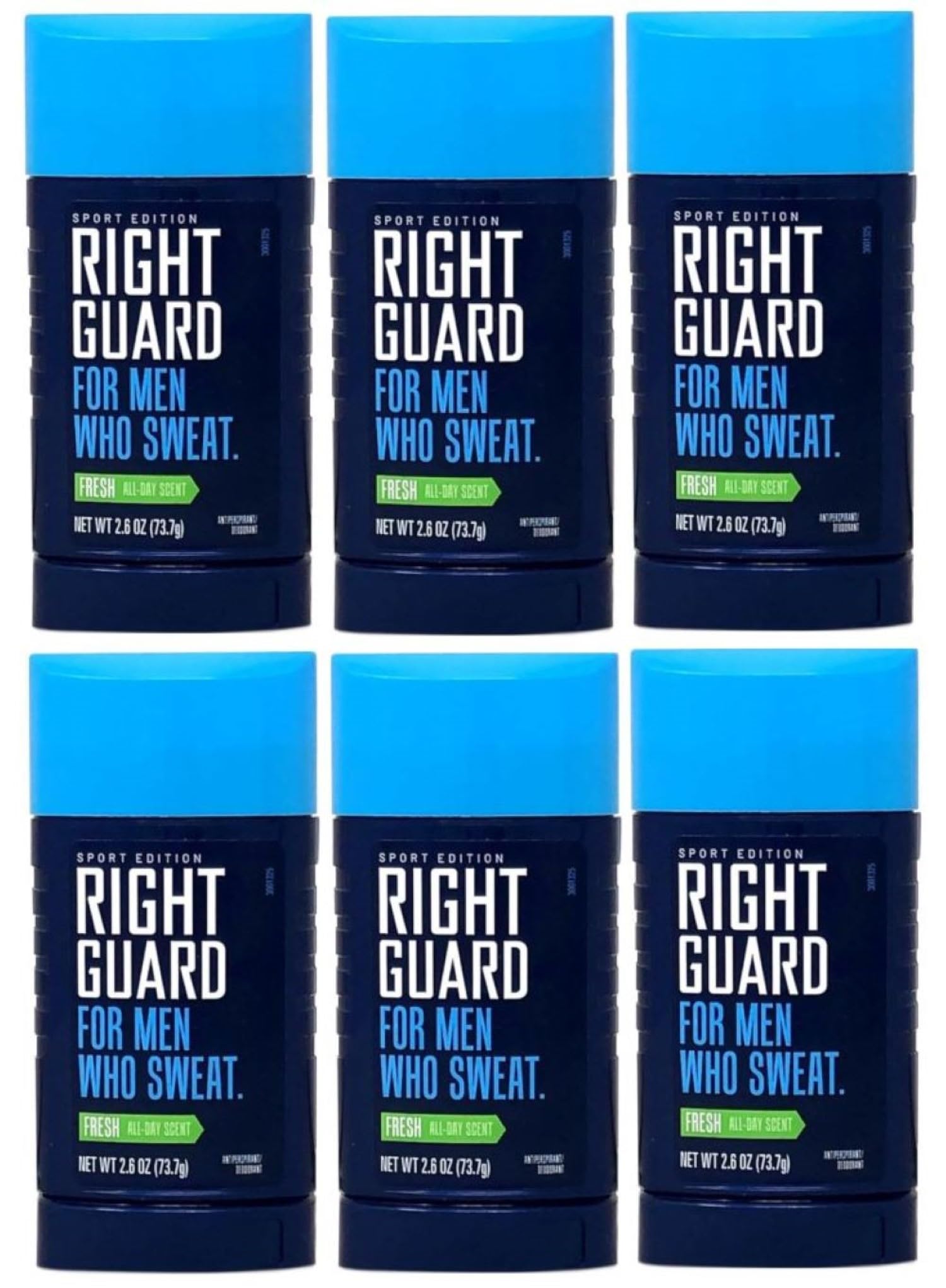 Right Guard Sport Fresh bottle shows odor control for active days