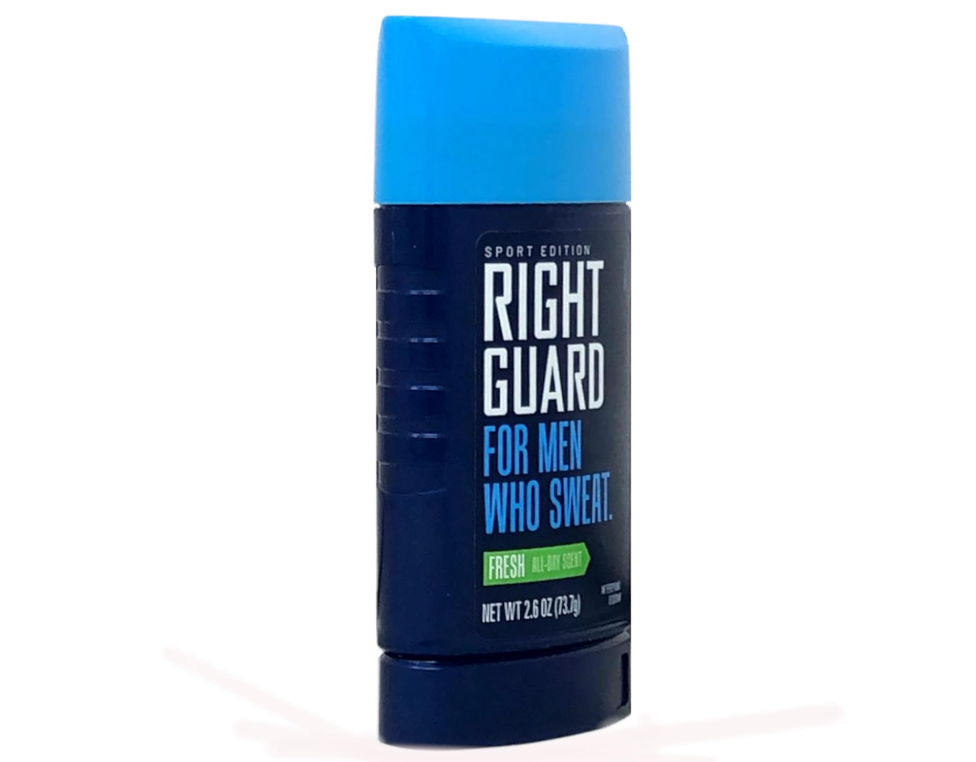 Right Guard Sport Fresh Scent Invisible Solid application on skin demonstrates easy, quick use