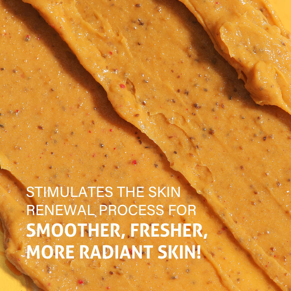 RIHAKO pumpkin enzyme mask pore detail suggests refined appearance.