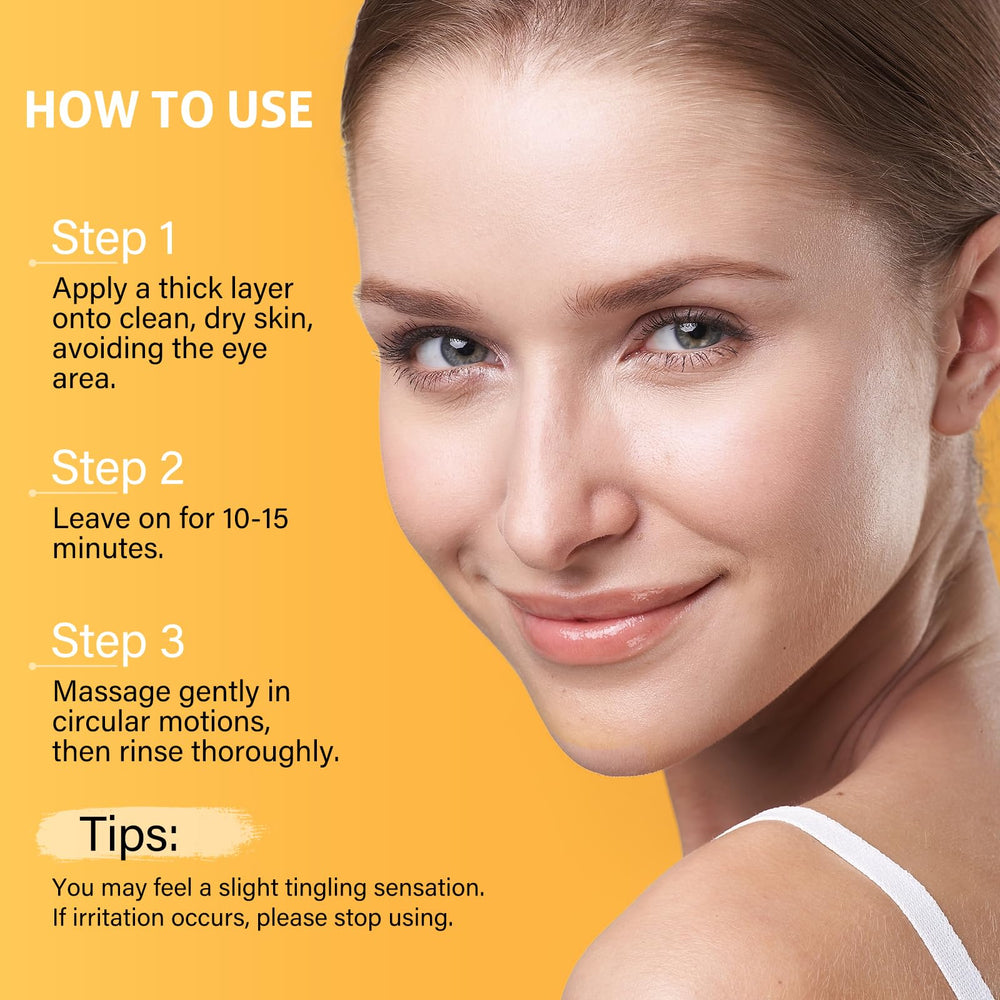 RIHAKO pumpkin enzyme mask texture closeup reveals creamy exfoliant.
