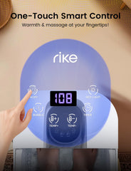 RIKE foot spa intelligent touchscreen enables precise temperature and timer control.