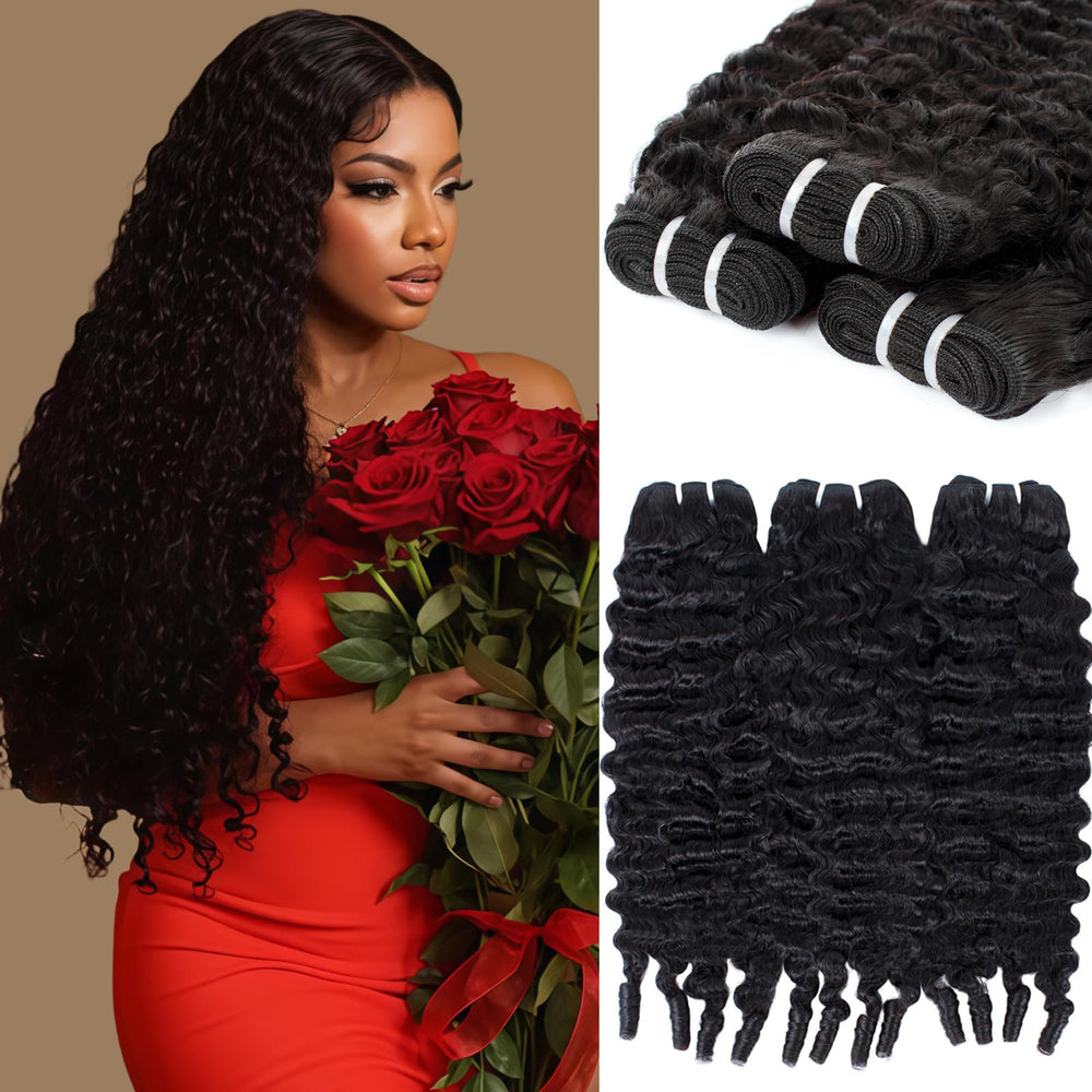 rilago Burmese Curly Bundles 18in closeup shows natural shine and healthy texture for everyday wear.