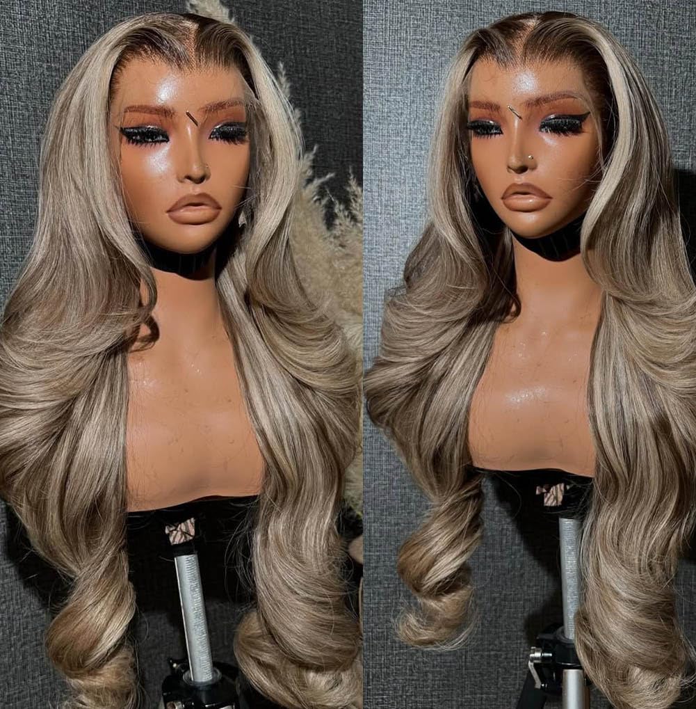 Rina 13x6 lace-front wig side view showing fullness and flexible styling