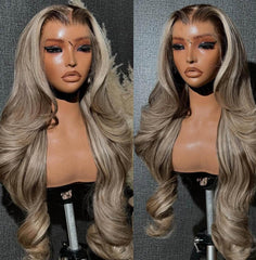 Rina 13x6 lace-front wig side view showing fullness and flexible styling