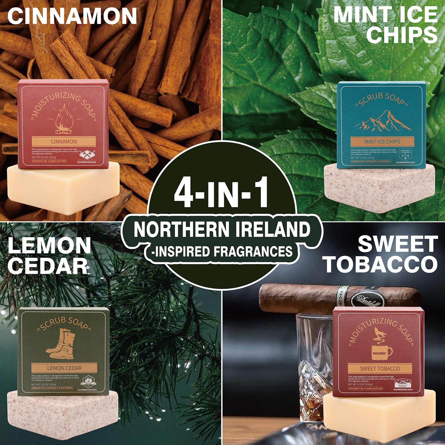 Rinse & Robust Sunrise Coffee & Cigarettes wrapper pairs aromatic scent with cleansing