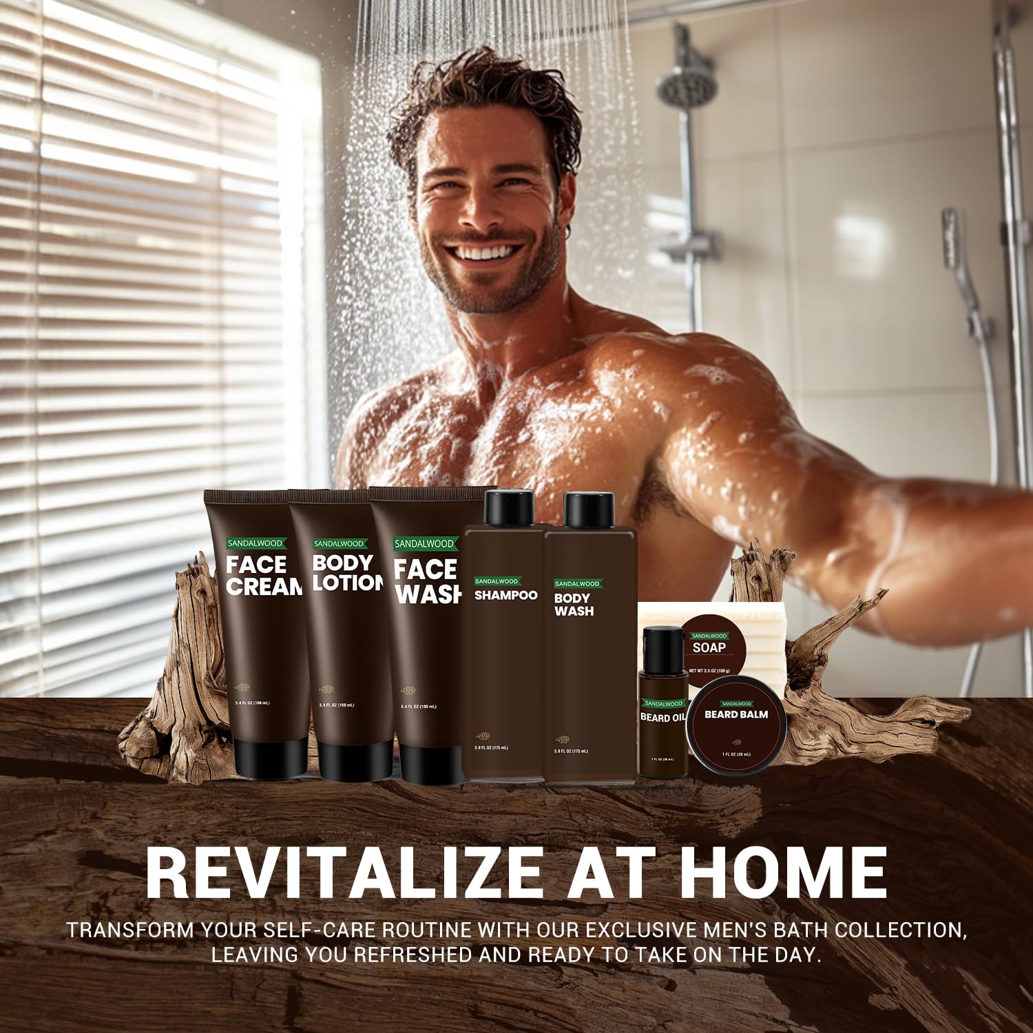 Rinse & Robust shampoo bottle for daily cleansing and refreshed hair