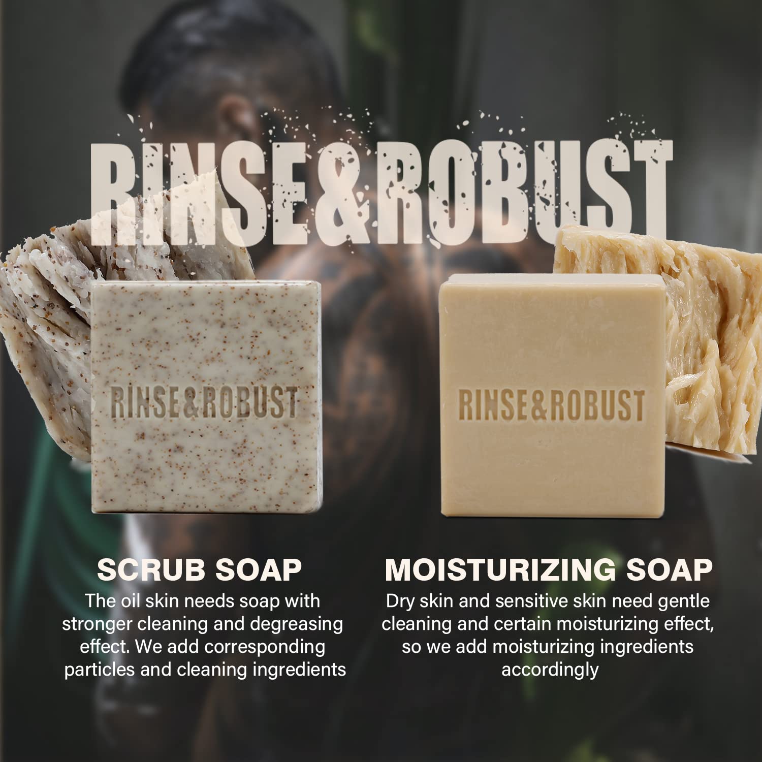 Rinse & Robust six-bar gift set is ideal for gifting.