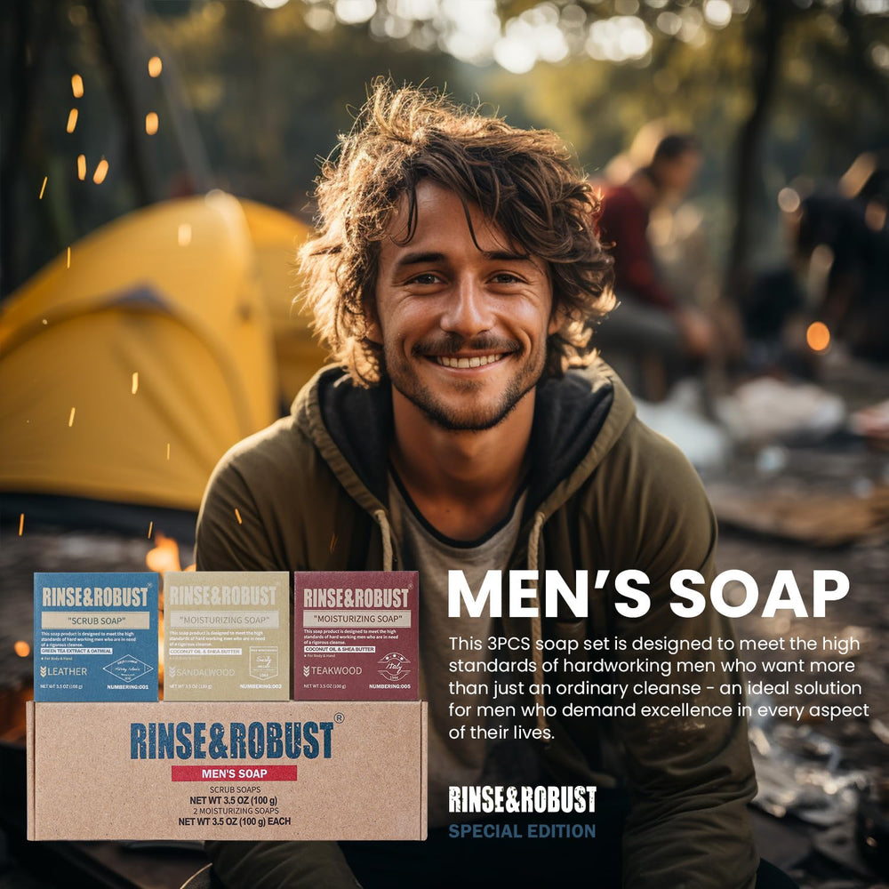 Rinse & Robust travel-friendly 3-pack close-up, compact for trips