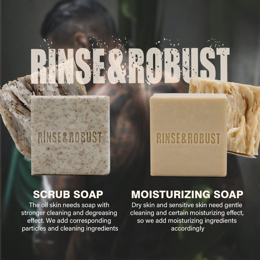 Rinse and Robust travel-ready packaging for on-the-go cleansing